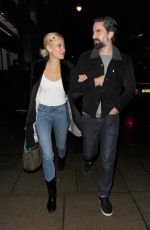 PIXIE LOTT and Jack Guinness Leaves Chicago The Musical in London 12/18/2018