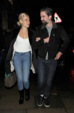 PIXIE LOTT and Jack Guinness Leaves Chicago The Musical in London 12/18/2018