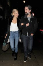 PIXIE LOTT and Jack Guinness Leaves Chicago The Musical in London 12/18/2018