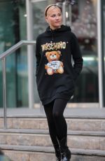 PIXIE LOTT Leaves Her Hotel in Manchester 12/13/2018