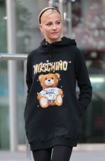 PIXIE LOTT Leaves Her Hotel in Manchester 12/13/2018