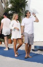 Pregnant CLAIRE HOLT and Andrew Joblon Out in Miami 12/08/2018