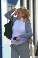 Pregnant HALEY BENNETT Out and About in New York 12/19/2018