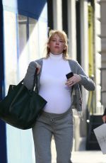 Pregnant HALEY BENNETT Out and About in New York 12/19/2018