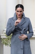 Pregnant MEGHAN MARKLE at Brinsworth House in Isleworth 12/18/2018