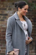 Pregnant MEGHAN MARKLE at Brinsworth House in Isleworth 12/18/2018