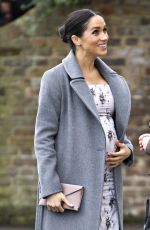Pregnant MEGHAN MARKLE at Brinsworth House in Isleworth 12/18/2018