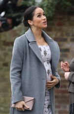 Pregnant MEGHAN MARKLE at Brinsworth House in Isleworth 12/18/2018