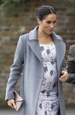 Pregnant MEGHAN MARKLE at Brinsworth House in Isleworth 12/18/2018
