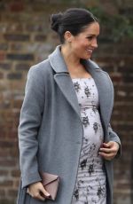 Pregnant MEGHAN MARKLE at Brinsworth House in Isleworth 12/18/2018