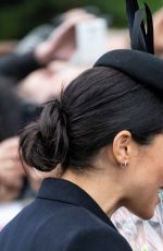 Pregnant MEGHAN MARKLE at Christmas Day Church Service in King
