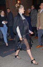 Pregnant TERESA PALMER Heading to Chanel Metiers D