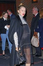 Pregnant TERESA PALMER Heading to Chanel Metiers D