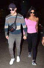 PRIYANKA CHOPRA and Nick Jonas Arrives at Airport in Mumbai 12/12/2018