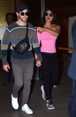 PRIYANKA CHOPRA and Nick Jonas Arrives at Airport in Mumbai 12/12/2018