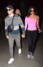 PRIYANKA CHOPRA and Nick Jonas Arrives at Airport in Mumbai 12/12/2018