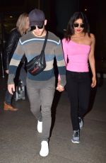 PRIYANKA CHOPRA and Nick Jonas Arrives at Airport in Mumbai 12/12/2018