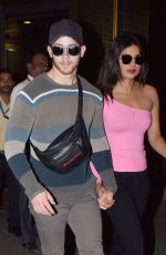 PRIYANKA CHOPRA and Nick Jonas Arrives at Airport in Mumbai 12/12/2018