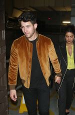 PRIYANKA CHOPRA and Nick Jonas at Delaunay Restaurant in London 12/22/2018