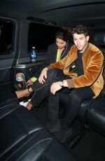 PRIYANKA CHOPRA and Nick Jonas at Delaunay Restaurant in London 12/22/2018