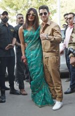PRIYANKA CHOPRA and Nick Jonas at Jodhpur Airport in India 12/03/2018