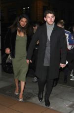 PRIYANKA CHOPRA and Nick Jonas at Sketch Restaurant in London 12/28/2018