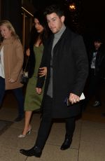 PRIYANKA CHOPRA and Nick Jonas at Sketch Restaurant in London 12/28/2018