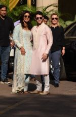PRIYANKA CHOPRA and Nick Jonas at Wedding Celebrations in Mumbai 11/28/2018