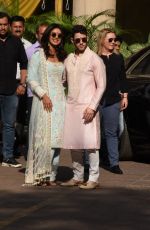 PRIYANKA CHOPRA and Nick Jonas at Wedding Celebrations in Mumbai 11/28/2018