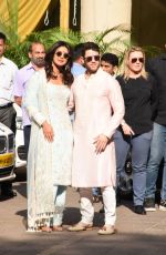 PRIYANKA CHOPRA and Nick Jonas at Wedding Celebrations in Mumbai 11/28/2018