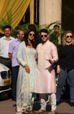 PRIYANKA CHOPRA and Nick Jonas at Wedding Celebrations in Mumbai 11/28/2018