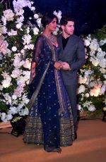 PRIYANKA CHOPRA and Nick Jonas at Wedding Reception in Mumbai 12/19/2018
