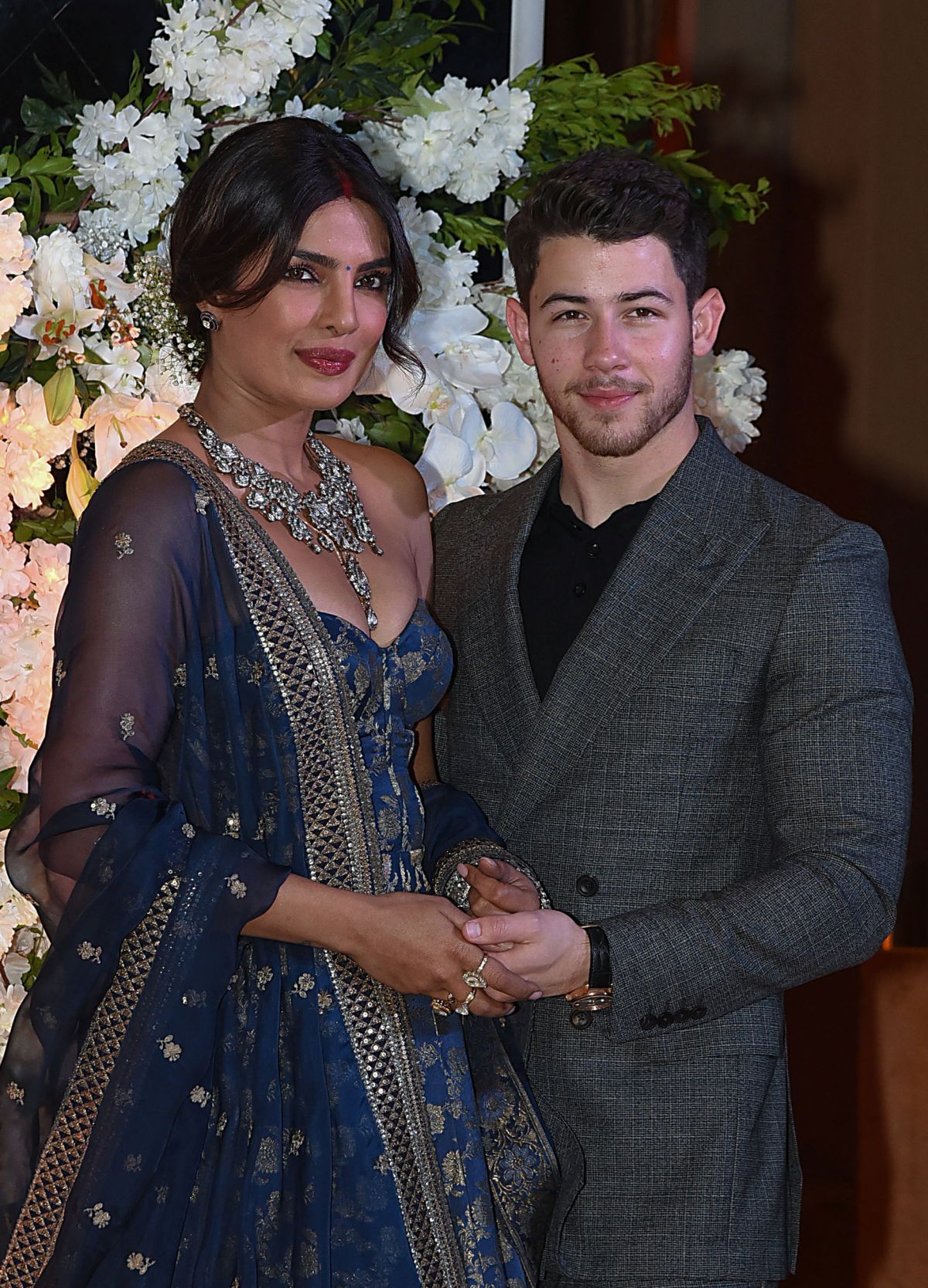 PRIYANKA CHOPRA and Nick Jonas at Wedding Reception in Mumbai 12/19