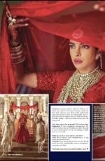 PRIYANKA CHOPRA and Nick Jonas in Hello! Magazine, Canada December 2018