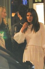 PRIYANKA CHOPRA, SOPHIE TURNER and Jonas Brothers at Sexy Fish in London 12/23/2018