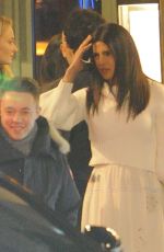 PRIYANKA CHOPRA, SOPHIE TURNER and Jonas Brothers at Sexy Fish in London 12/23/2018