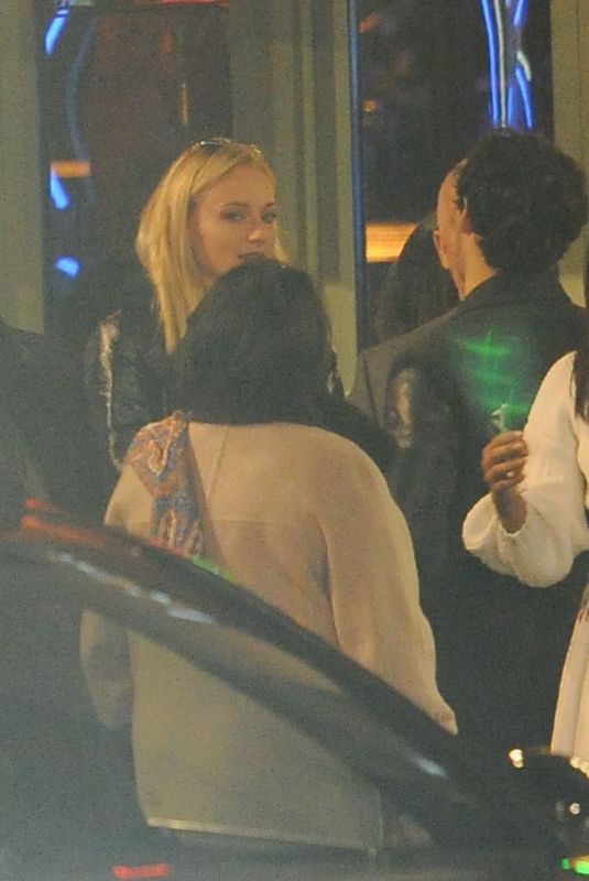 PRIYANKA CHOPRA, SOPHIE TURNER and Jonas Brothers at Sexy Fish in London 12/23/2018