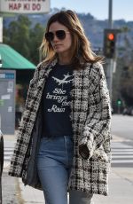 RACHEL BILSON at a Gas Station in Sherman Oaks 12/09/2019