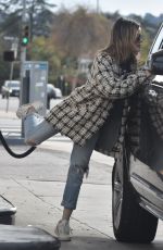 RACHEL BILSON at a Gas Station in Sherman Oaks 12/09/2019