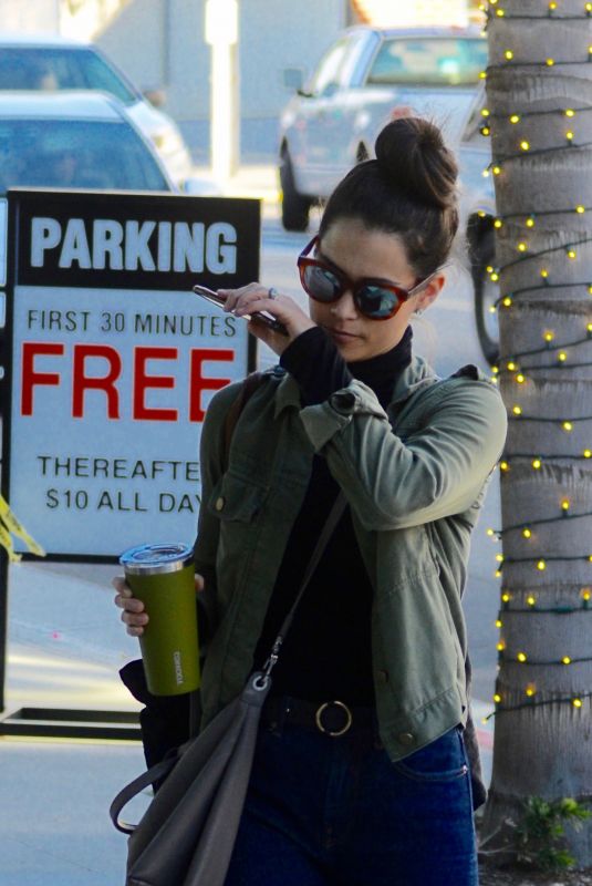 RACHEL BILSON Out Shopping in Beverly Hills 12/23/2018