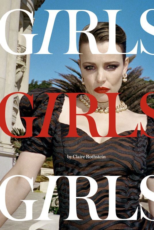 RACHEL MCADAMS in Girls, Girls, Girls Magazine, December 2018