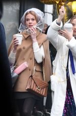 REBECCA RITTENHOUSE and ZOE BOYLE on the Set of Four Weddings and a Funeral Anthology Adaptation in London 12/05/2018