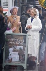 REBECCA RITTENHOUSE and ZOE BOYLE on the Set of Four Weddings and a Funeral Anthology Adaptation in London 12/05/2018