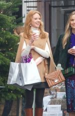 REBECCA RITTENHOUSE and ZOE BOYLE on the Set of Four Weddings and a Funeral Anthology Adaptation in London 12/05/2018