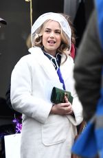 REBECCA RITTENHOUSE and ZOE BOYLE on the Set of Four Weddings and a Funeral Anthology Adaptation in London 12/05/2018