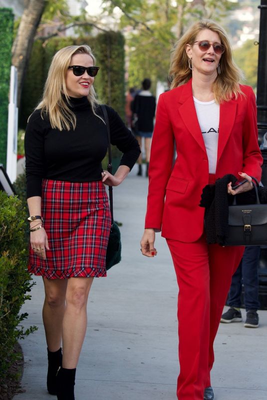 REESE WITHERSPOON and LAURA DERN Out in Brentwood 12/22/2018