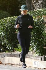 REESE WITHERSPOON Out Jogging in Santa Monica 12/09/2018