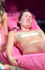 RHEA DURHAM in Bikini at a Beach in Barbados 12/30/2018