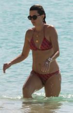 RHEA DURHAM in Bikini on the Beach in Barbados 12/27/2018