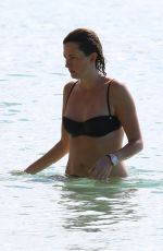 RHEA DURHAM in Bikini on the Beach in Barbados 12/28/2018